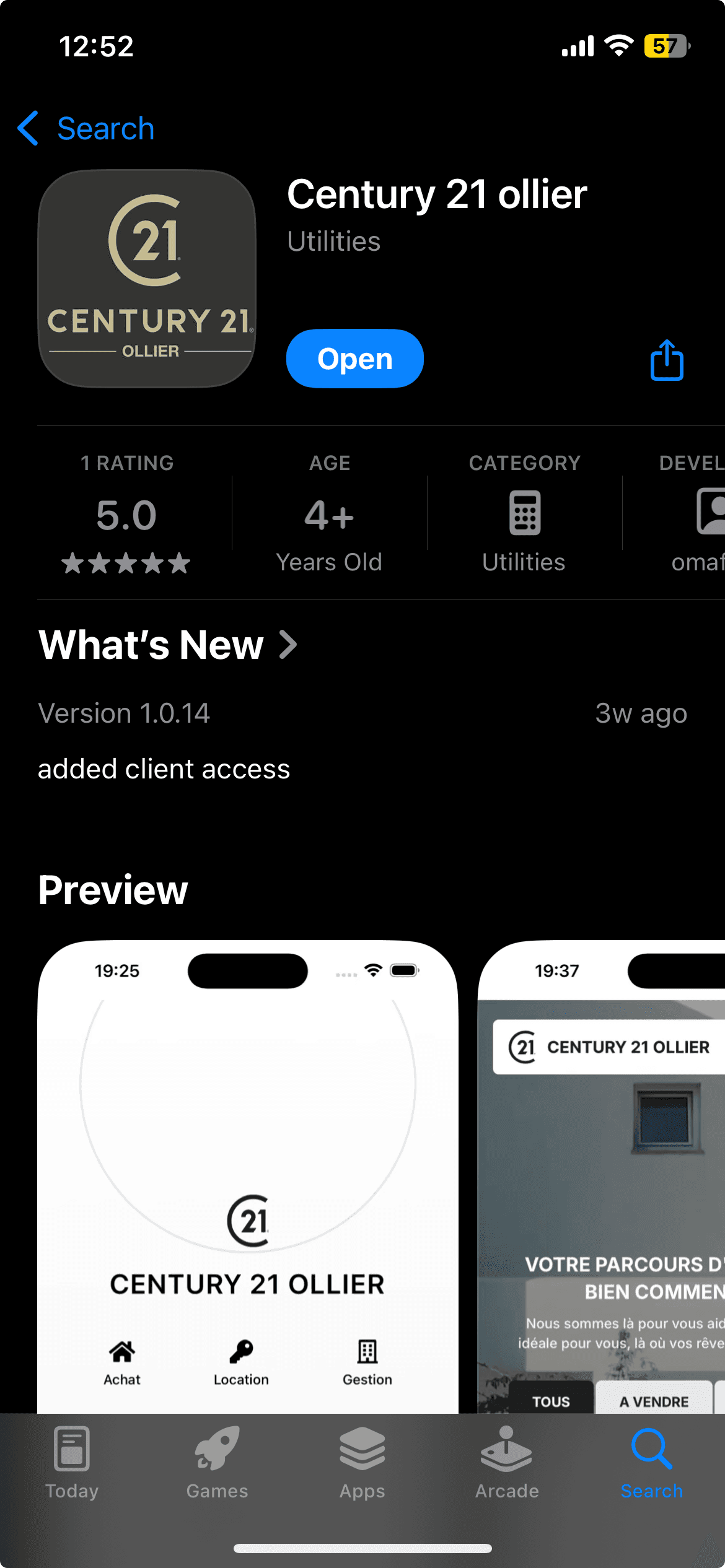 Century 21 Ollier Mobile App