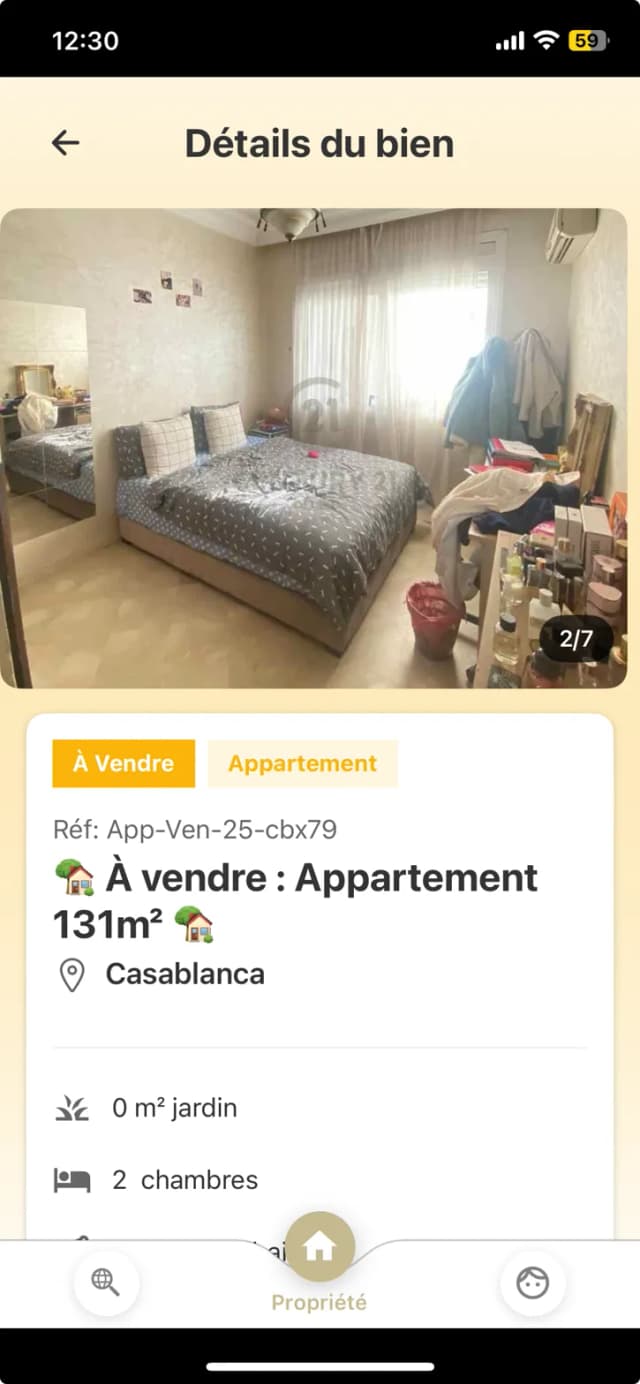 Détails des propriétés